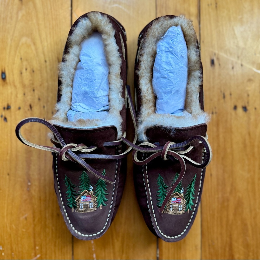 NWOT KJP Cozy Cabin Moccasins